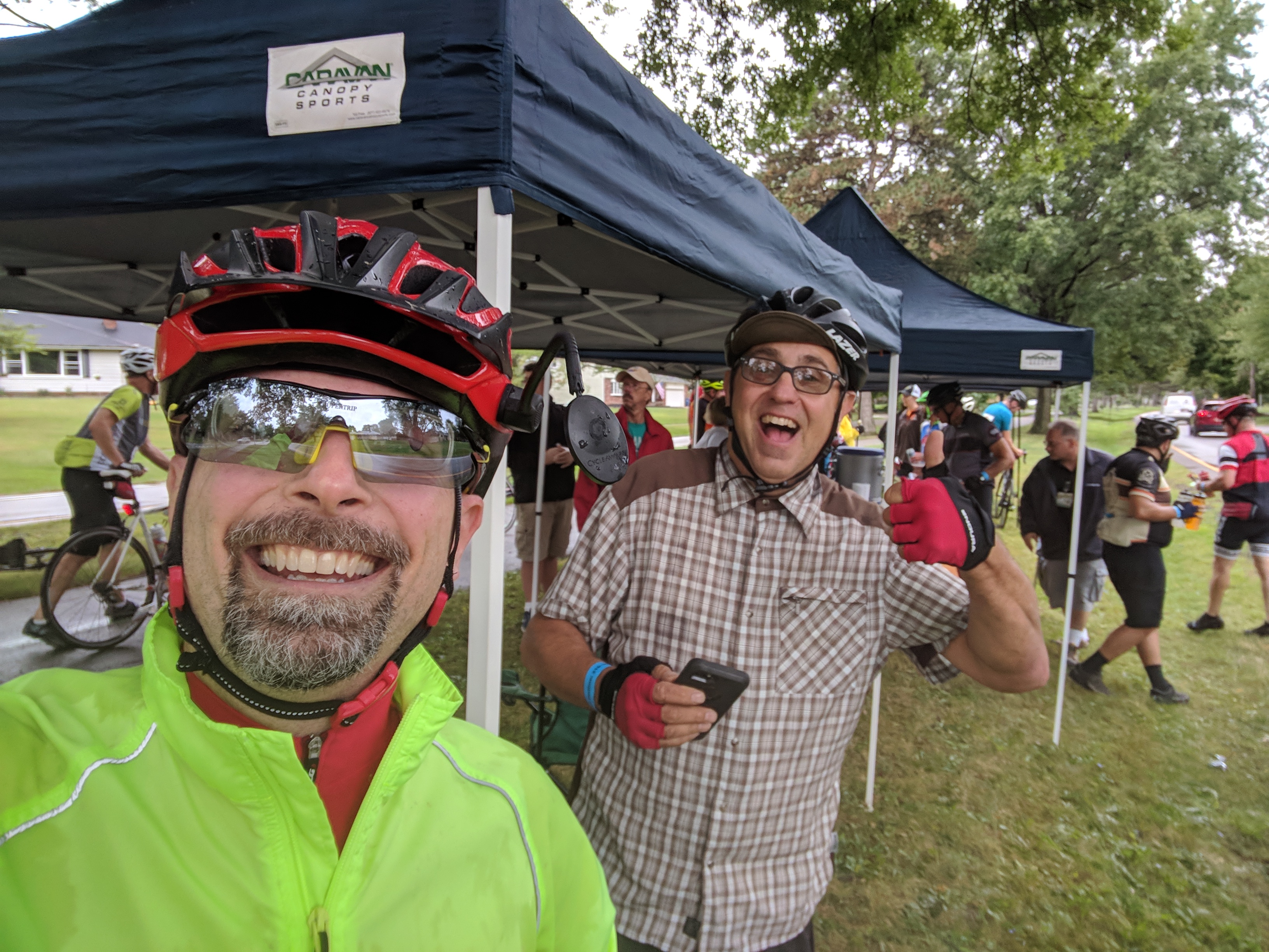 Drew & Dennis at the Cleveland Fundo 2018